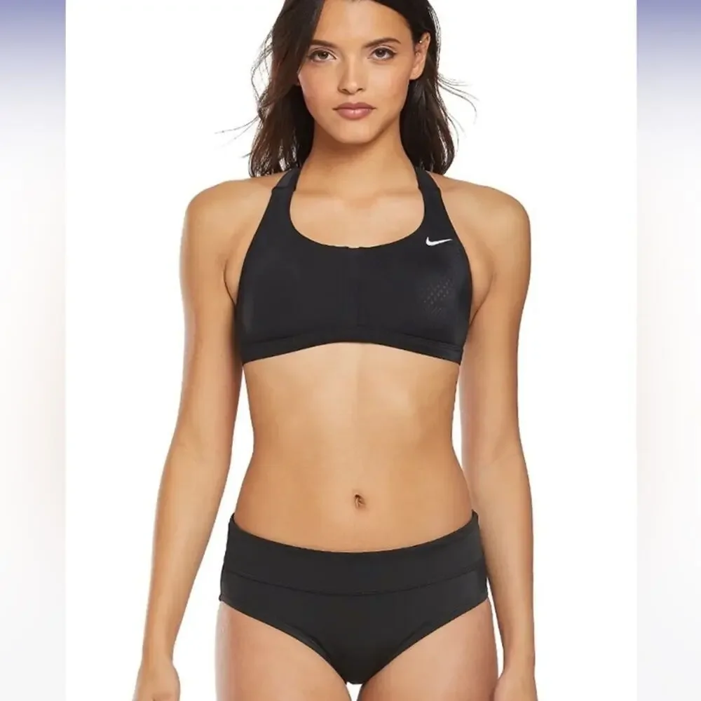 Nike Black Essential Full Bikini Bottom Size Extra Large XL